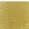 Yellow Net Sequin Saree With Linear All Over Work And Hand Embroidered Floral Border
