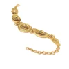 Gold Plated White Beaded Bracelet