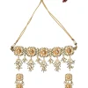 Kundan Polki Necklace Set With Earrings