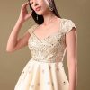 Off White Dhoti With Embroidered Top
