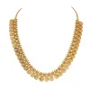 891-gold-finish-necklace-set-with-temple-style-motifs-and-off-white-simulated-stones-3.webp Gold Finish Necklace Set With Temple Style Motifs And Off White Simulated Stones