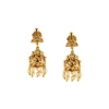 891-gold-finish-necklace-set-with-temple-style-motifs-and-off-white-simulated-stones-4.webp Gold Finish Necklace Set With Temple Style Motifs And Off White Simulated Stones