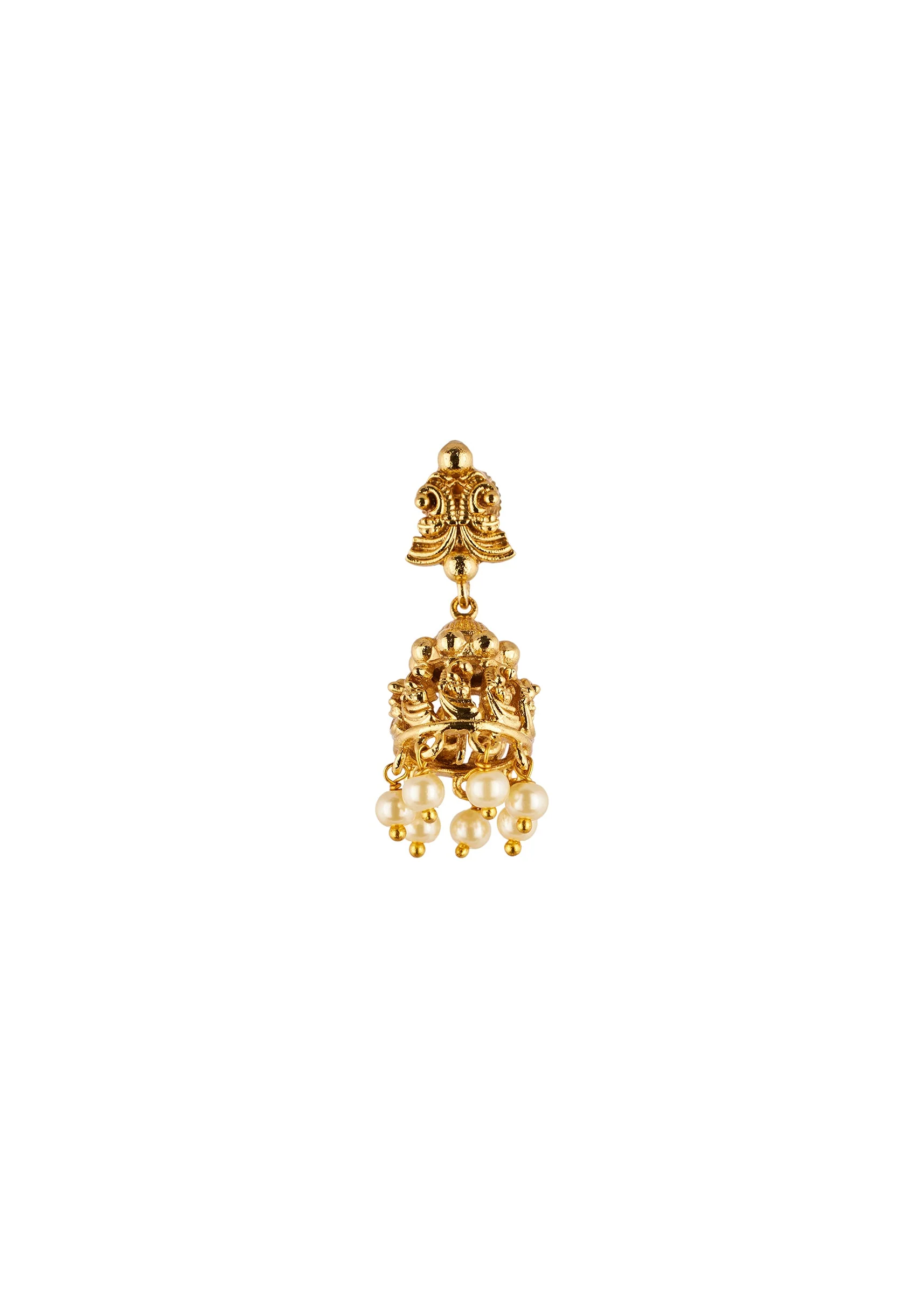 891-gold-finish-necklace-set-with-temple-style-motifs-and-off-white-simulated-stones-5.webp Gold Finish Necklace Set With Temple Style Motifs And Off White Simulated Stones