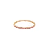 Gold Finish Bangle With Traditional Temple Motifs And Ruby Simulated Stones