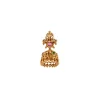 896-gold-toned-temple-style-jewellery-set-with-pink-and-green-simulated-stones-5.webp Gold Toned Temple Style Jewellery Set With Pink and Green Simulated Stones
