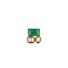 901-gold-finish-cluster-stud-earrings-in-polki-with-green-simulated-stone-and-pearl-3.webp Gold Finish Cluster Stud Earrings In Polki With Green Simulated Stone and Pearl