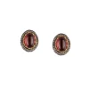 905-red-and-black-contemporary-earrings-with-faux-stones-and-cz-2.webp Red and Black Contemporary Earrings with Faux stones and CZ