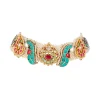 906-multi-traditional-kundan-polki-necklace-set-with-colored-stones-2.webp Multi Traditional Kundan Polki Necklace Set with Colored Stones