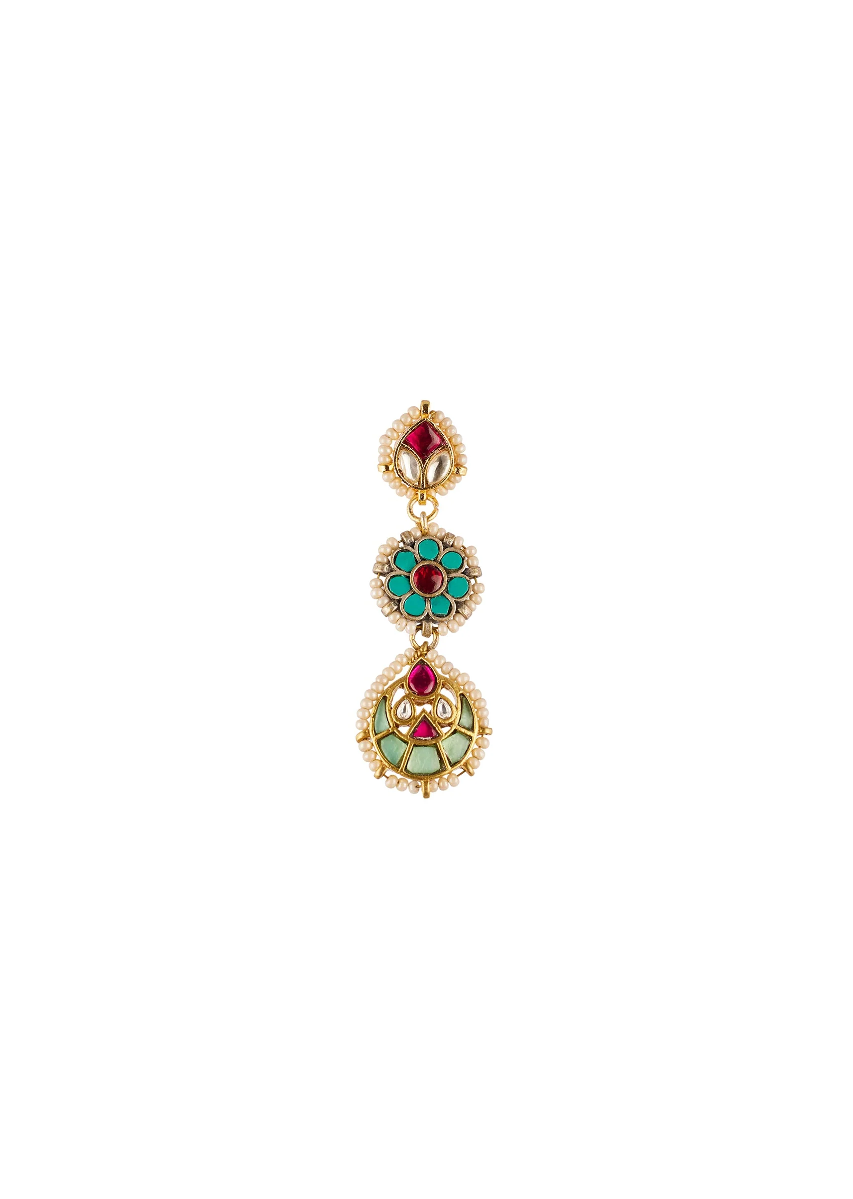 906-multi-traditional-kundan-polki-necklace-set-with-colored-stones-4.webp Multi Traditional Kundan Polki Necklace Set with Colored Stones