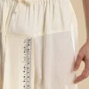 Cream Embellished Muhurtham Kurta Dhoti Set with Stole