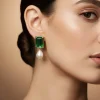 911-green-contemporary-faux-pearl-dangler-earrings-1.webp Green Contemporary Faux Pearl Dangler Earrings