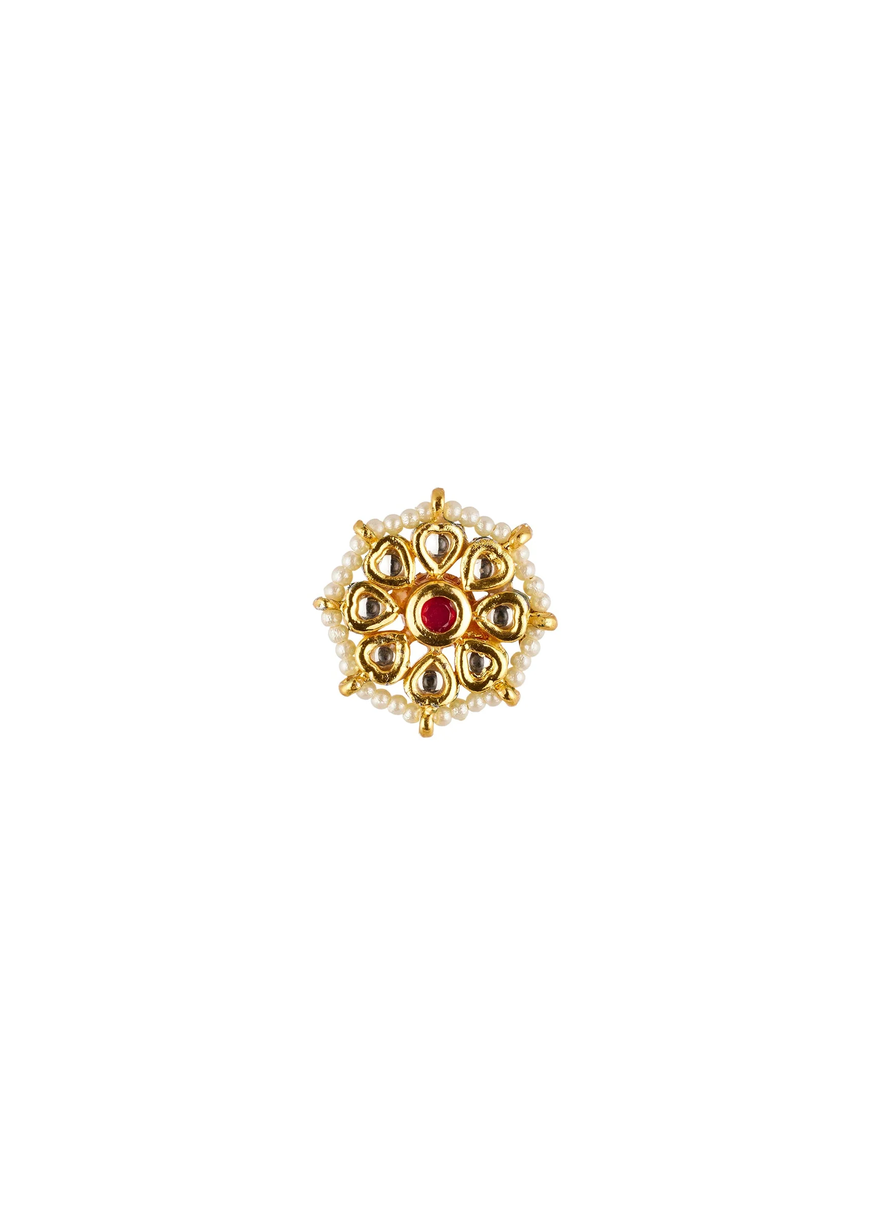 919-red-and-white-traditional-necklace-set-in-kundan-and-polki-4.webp Red and White Traditional Necklace Set in Kundan and Polki