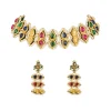 923-gold-traditional-kundan-necklace-set-with-faux-pearl-and-multi-stones-1.webp Gold Traditional Kundan Necklace Set with Faux Pearl and Multi Stones