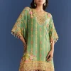 9294-light-aqua-green-cotton-muslin-kaftaan-with-printed-dhoti-4.webp Light Aqua Green Cotton Muslin Kaftaan With Printed Dhoti