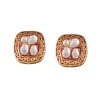 930-gold-toned-earrings-in-stud-style-with-enamel-stone-detailing-2.webp Gold Toned Earrings In Stud Style With Enamel Stone Detailing