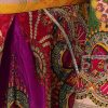 Multi Indie Print Kurti Dhoti Set with Handbag