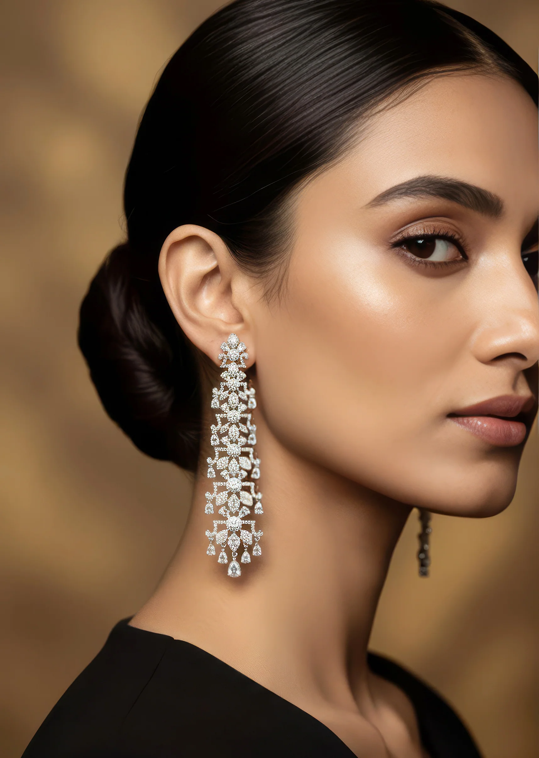 931-silver-cz-diamond-rhodium-plated-long-earrings-in-anti-tarnish-finish-1.webp Silver CZ Diamond Rhodium-Plated Long Earrings in Anti-Tarnish Finish