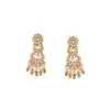 932-gold-toned-earrings-in-chandbali-style-with-kundan-and-stone-and-pearl-detailing-2.webp Gold Toned Earrings In Chandbali Style With Kundan And Stone And Pearl Detailing