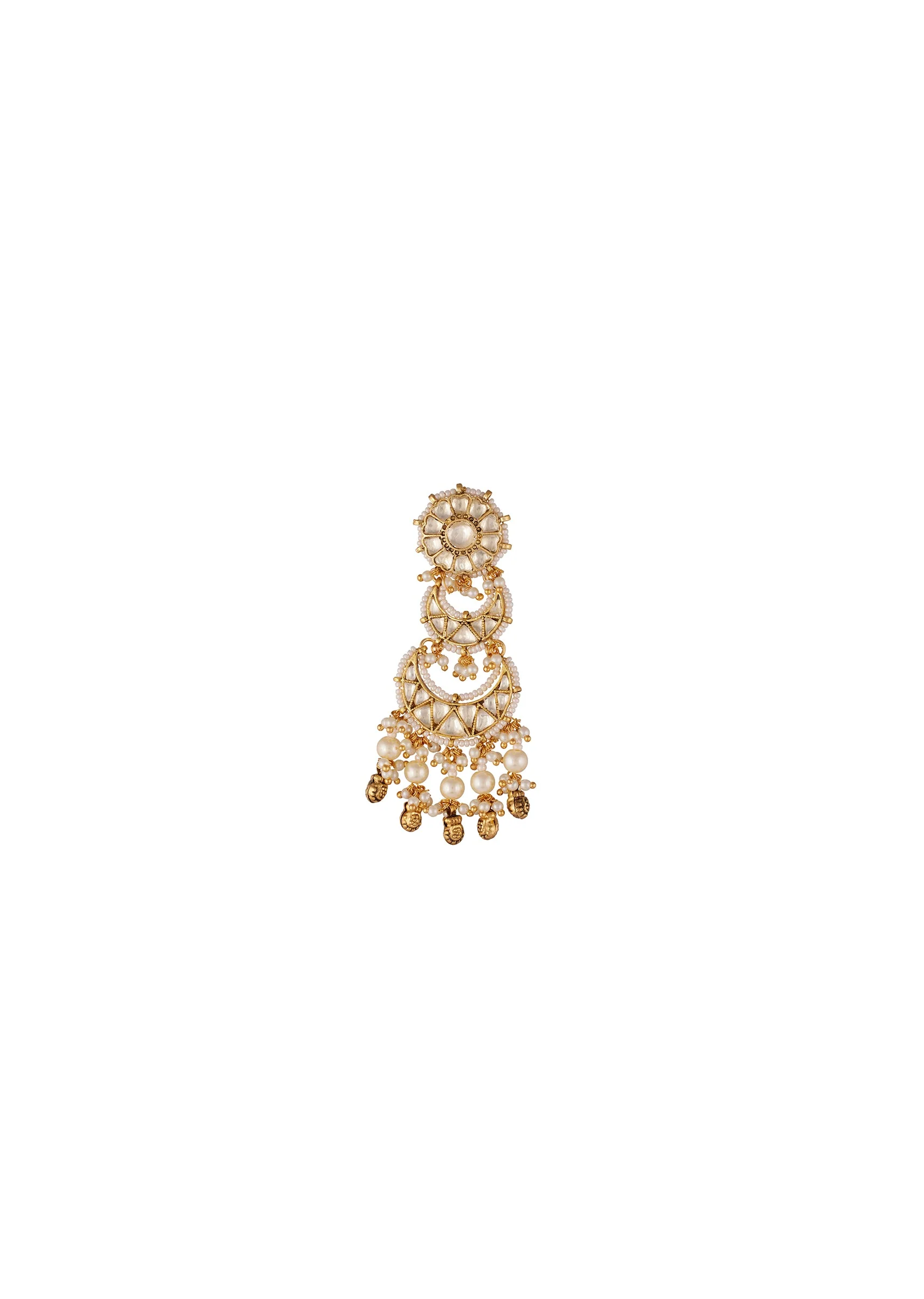 932-gold-toned-earrings-in-chandbali-style-with-kundan-and-stone-and-pearl-detailing-3.webp Gold Toned Earrings In Chandbali Style With Kundan And Stone And Pearl Detailing