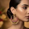 935-multi-coloured-gold-necklace-for-festive-wear-1.webp Multi Coloured Gold Necklace for Festive Wear