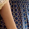 Greenish Beige Printed Kaftaan Kurta With Dhoti