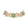 938-multi-green-and-baby-pink-necklace-set-for-women-2.webp Multi Green And Baby Pink Necklace Set For Women