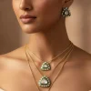 939-gold-finish-jewellery-set-in-kundan-detailing-1.webp Gold Finish Jewellery Set In Kundan Detailing