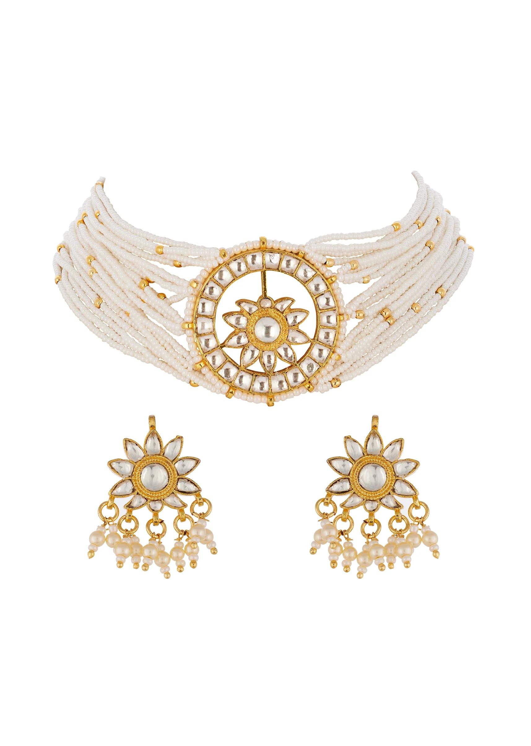942-gold-finish-jewellery-set-with-semi-precious-stone-1.webp Gold Finish Jewellery Set With Semi Precious Stone