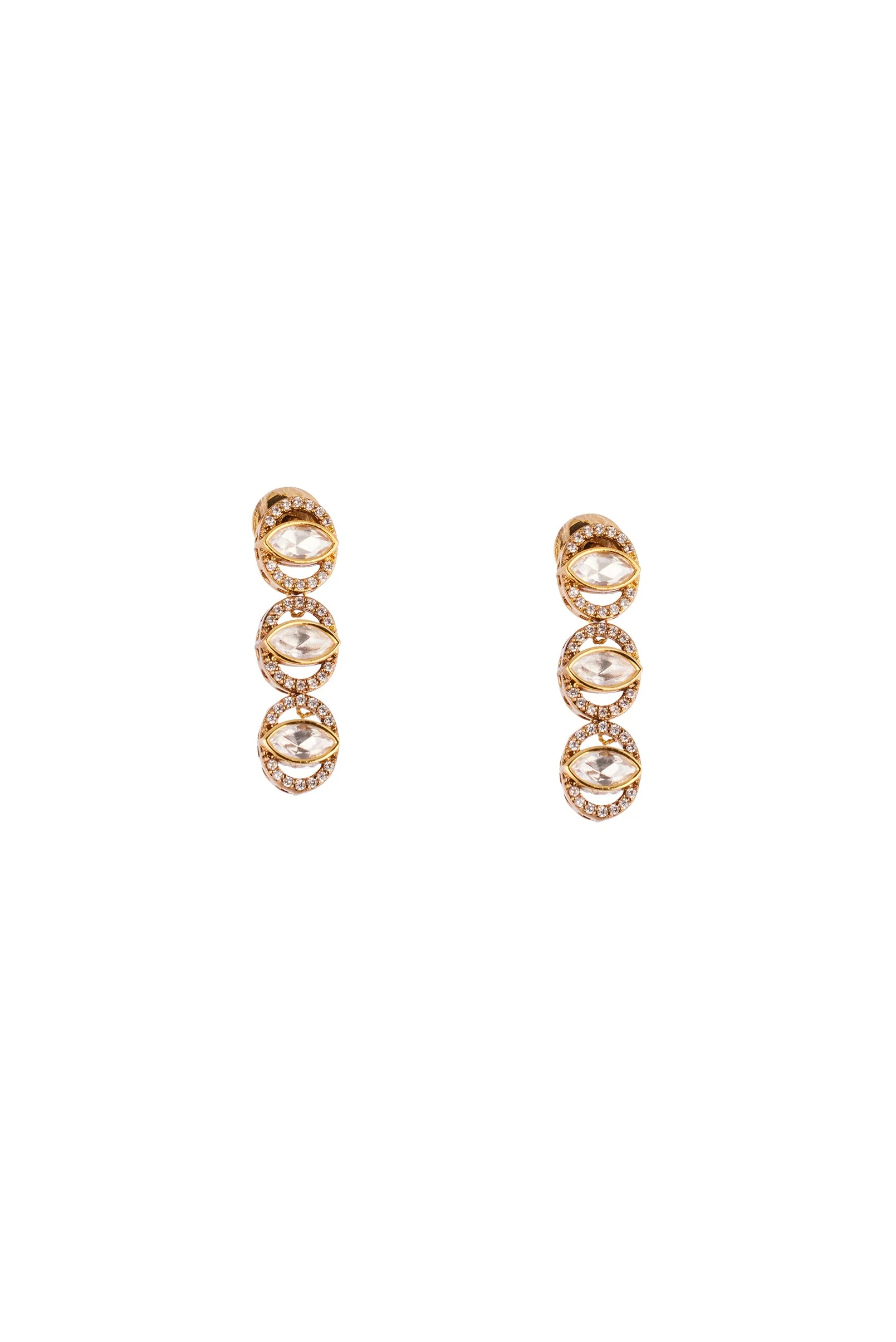 943-gold-finish-necklace-set-in-polki-detailing-4.webp Gold Finish Necklace Set in Polki Detailing
