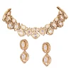 948-gold-necklace-set-with-polki-detailings-2.webp Gold Necklace Set with Polki Detailings