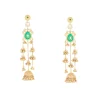 Gold Finish Jhumkas for Festive Wear