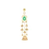 Gold Finish Jhumkas for Festive Wear