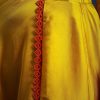 Yellow Satin Kurta And Dhoti Set