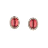 954-red-earrings-with-stone-detail-work-2.webp Red Earrings With Stone Detail Work