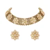 Jewellery Set In Gold Finish Polki