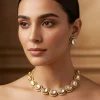 959-gold-finish-necklace-set-in-polki-crafted-with-traditional-kundan-jadau-artistry-1.webp Gold Finish Necklace Set in Polki Crafted with Traditional Kundan Jadau Artistry