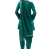 Green Dhoti Suit