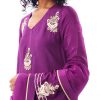 Purple Dhoti Suit