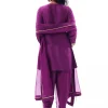 Purple Dhoti Suit
