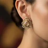 969-gold-white-polki-earrings-with-detail-1.webp Gold White Polki Earrings With Detail
