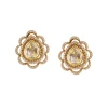 969-gold-white-polki-earrings-with-detail-2.webp Gold White Polki Earrings With Detail