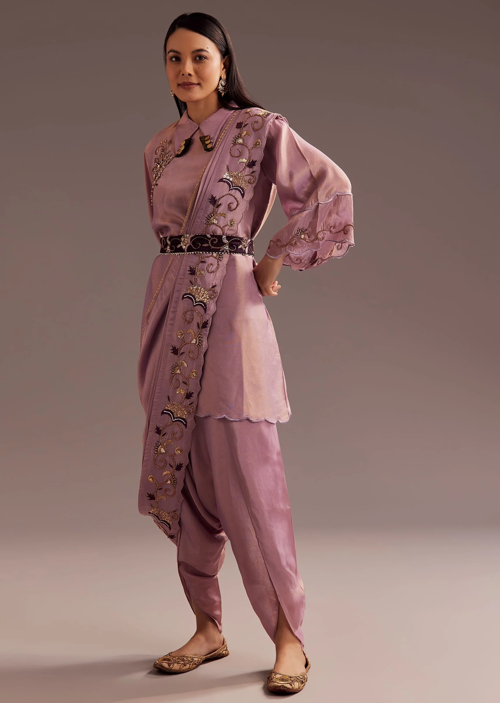 9725-lavender-zardosi-kurta-with-embroidered-dupatta-belt-1.webp Lavender Zardosi Kurta With Embroidered Dupatta Belt