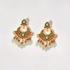 974-aqua-blue-multi-colored-earrings-with-pachi-kundan-2.webp Aqua Blue Multi Colored Earrings With Pachi Kundan
