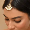 976-off-white-bead-drop-kundan-maangtikka-1.webp Off White Bead Drop Kundan Maangtikka