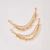 977-white-kundan-layered-bead-drop-earchain-set-2.webp White Kundan Layered Bead Drop Earchain Set