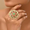 978-multi-kundan-encrusted-circular-ring-1.webp Multi Kundan Encrusted Circular Ring