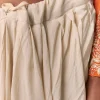 Orange Embellished Dhoti Suit Set