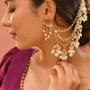 980-white-kundan-layered-cluster-bead-drop-earchain-set-1.webp White Kundan Layered Cluster Bead Drop Earchain Set