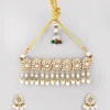 984-white-kundan-pendant-bead-drop-necklace-and-earrings-set-2.webp White Kundan Pendant Bead Drop Necklace and Earrings Set
