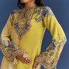 9876-light-lime-green-cotton-muslin-kurta-with-floral-print-dhoti-2.jpg Light Lime Green Cotton Muslin Kurta With Floral Print Dhoti